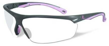 Wiley X Inc. Re601 Eye Protection Gray/pink Frame Clear Lenses
