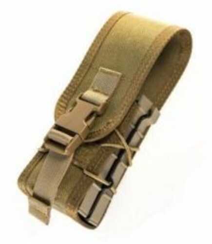 High Speed Gear Taco MOLLE X2R Covered Double Coyote Brown Nylon W/Polymer Divider Holds 2 Rifle Mags