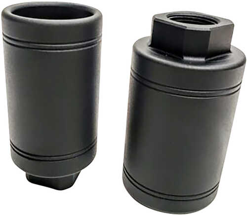 Bowden Tactical Flash Redirect Can Black Hardcoat Anodized Aluminum With 1/2"-28 tpi Threads 4" OAL