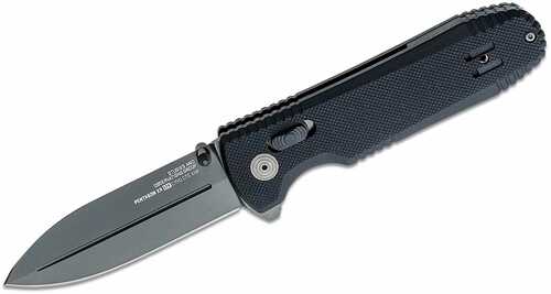 S.o.g Sog12610557 Pentagon Xr Lte 3.60" Folding Spear Point Graphite Tini Cryo Cts Xhp Blade/black G10 Handle Includes B