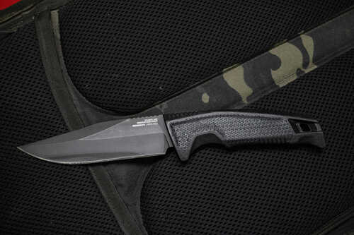 Sog-17-22-01 Recondo Fx 4.60" Fixed Plain Satin Tini Full Tang Cryo 440c Ss Blade/ Black Overmolded Grn Handle