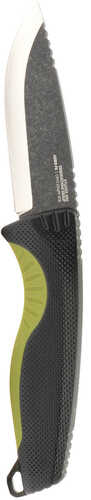 S.o.g Sog17410441 Aegis Fx 3.70" Fixed Plain Satin 4116 Krupp Ss Blade/ Black W/moss Green Accents Grn Handle