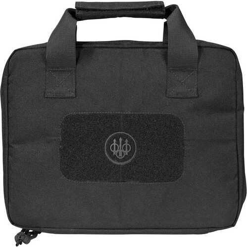 Beretta Usa Fo471001890999uni Pistol Case Black 600d Polyester For 1 Handgun With Magazine/accessory Straps