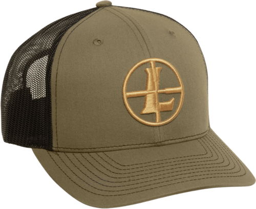 Leupold 182542 Icon Trucker Hat Mossy Oak/khaki Adjustable Snapback Osfa Semi-structured