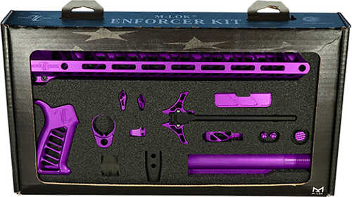 Timber Creek Outdoors Enforcer Complete Build Kit Purple Anodized For AR-15