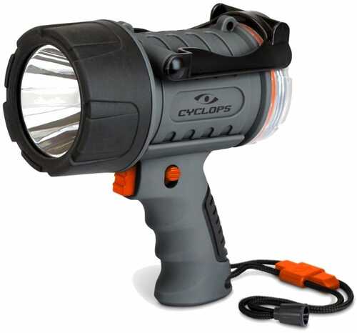 Cyclops Cyc-2000wp Spotlight With Flood Light 500/200 Lumens Red/white Cree Xp-g3 Led Black/gray Polymer/aluminum