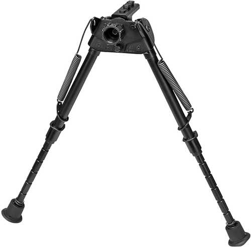 Harris Bipods S-LMM-LOK SL MMLOK Made Of Steel/Aluminum With Black Anodized Finish, 9-13" Vertical Adjustment, Notched L