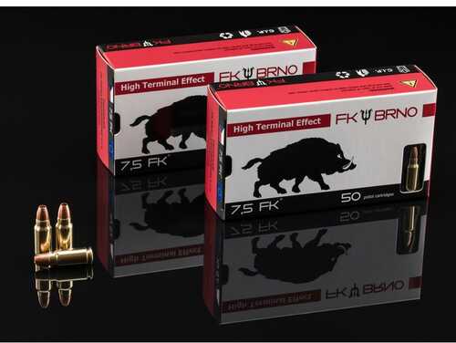 7.5 FK Brno 95gr F5 50 Rounds Ammunition