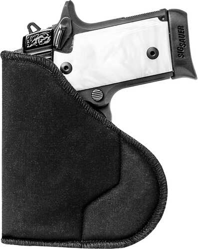 Sentry 35wb05bk Hexgrip Iwb/pocket Black Nylon For Glock 26/27/29 Ambidextrous