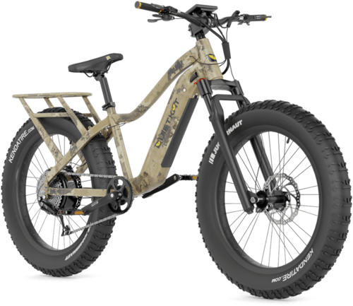 Quietkat Ranger Bike Sandstone Small Under 5'6"/ Shimano 7-speed/750 Watt Hub-drive Motor