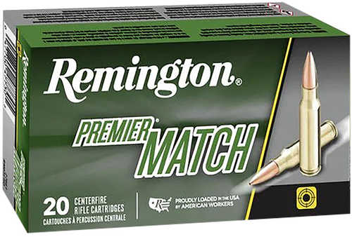Remington Ammunition 26852 Premier Match 260 Rem 140 Grain <span style="font-weight:bolder; ">Sierra</span> Matchking BTHP (SMBTHP) 20 Per Box