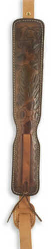 Hunter Company 027-25 Custom Brown Leather/suede With Deer & Acorn Design For Rifle