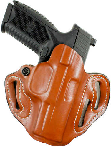 Desantis Gunhide 002ta8wz0 Speed Scabbard Owb Tan Leather Belt Slide Fits <span style="font-weight:bolder; ">Springfield</span> Prodigy W/wo Red Dot 5" Barrel