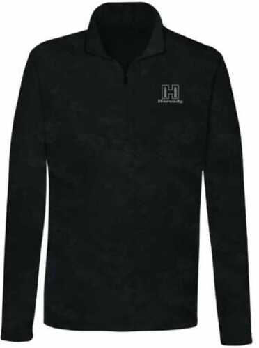 Hornady 99597L Performance 1/4 Zip Black Long Sleeve Large