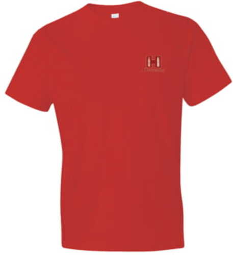 Hornady 99601l T-shirt Red Cotton Short Sleeve Large