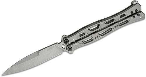 Kershaw 5050 Moonsault 4.60" Butterfly Spear Point Plain 14c28n Steel Blade/ Stainless Handle