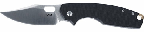 Crkt 5321 Pilar Iv 3.09" Folding Plain Satin D2 Steel Blade/black/ss G10/ss Handle Includes Pocket Clip