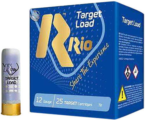 Rio Ammunition TG369 Target Load High Velocity 12 Gauge 2.75" 1 1/4 Oz 9 Shot 25 Per Box/ 10 Cs