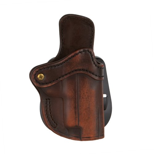 1791 Gunleather Orpdh1vtgr Paddle Holster Optic Ready Owb Size 01 Vintage Leather Fits 4-5" 1911 Right Hand