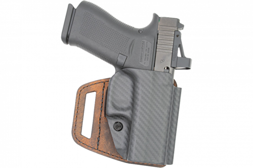 Versacarry Vsl211hct V-slide Owb Brown Polymer Leather/polymer Fits Springfield Hellcat Right Hand