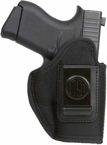 1791 Premium Nylon Inside Waistband Holster Size 3 Matte Finish Construction Black Right Hand Pn-iwb-3-blk-r