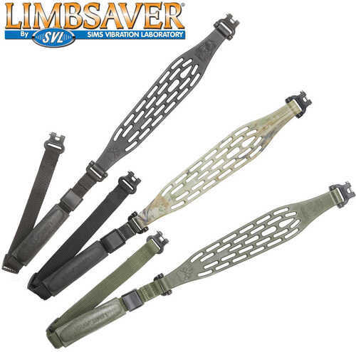 Limbsaver 12290 Kodiak-air Sling Made Of Black Navcom Rubber With 1" W & Adjustable Design For Rifles