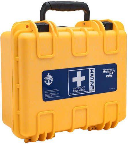 Adventure Medical Kits 01151500 Marine 1500 Treats Injuries/Illnesses Dust Proof Waterproof Yellow