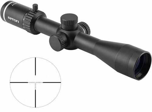 Riton Optics 3 Primal Black 4-16X44mm 30mm Tube DHR Reticle