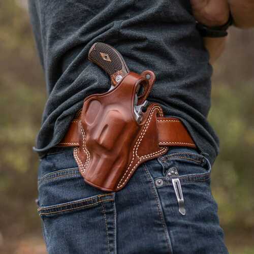 <span style="font-weight:bolder; ">Galco</span> Fl838r Fletch Owb Tan Leather Belt Slide Fits Sig P365 Right Hand