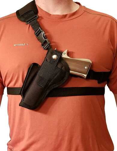 Galco Hr212rb High Ready Fits Chest Up To 58 " Black Kydex/nylon Shoulder/torso Strap Kimber 1911/colt 1911/amt Har