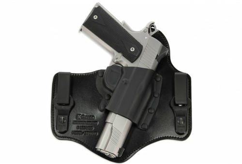 <span style="font-weight:bolder; ">Galco</span> Kt870rb Kingtuk Deluxe Iwb Black Kydex/leather Uniclip Fits Sig P365/xl/5x Right Hand