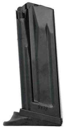 Heckler & Koch HK Magazine P2000 SK Sub Compact 9mm Extra Floorplate 10 Round Polymer Black S 207339