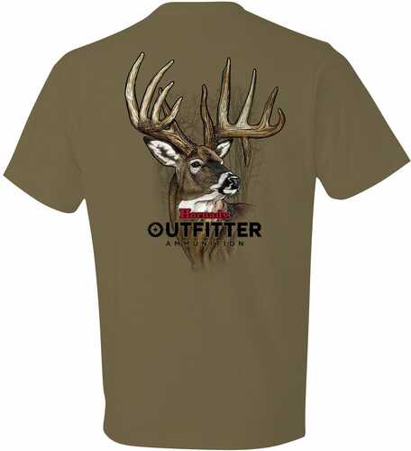 Hornady Gear 31362 T-shirt Big Buck Coyote Brown Short Sleeve Medium