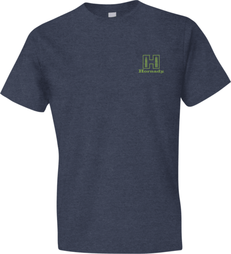 Horizon Design 30992 Hornady T-shirt Logo Stamp Indigo Medium