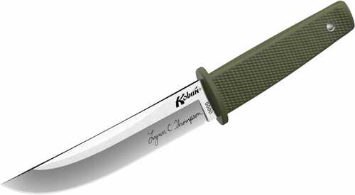 Cold Steel Cs17taa Kobun Lynn Thompson Signature 5.50" Fixed Tanto Plain Aus-8a Ss Blade/4.38" Od Green Kray-ex Handle I