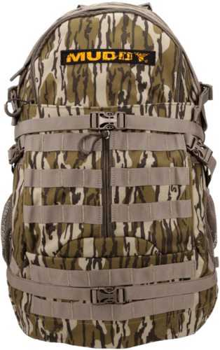 Muddy Mud-bpk-1300mo Pro 1300 Hunting Pack Mossy Oak Bottomland Polyester Zipper/buckles Closure