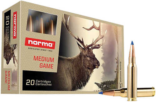 Norma 308 Winchester Ammo 180 Grain Bonded Polymer Tip 20 Rounds
