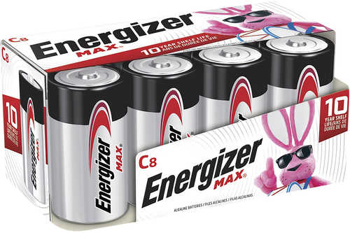 Rayovac E93FP8 Energizer Max C Batteries Silver