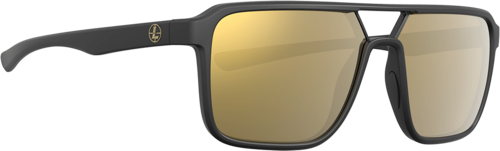 Leupold 182675 Performance Wear Bridger Shatter Proof Polarized Bronze Mirror Lens, Matte Black Frame, Includes Carrying