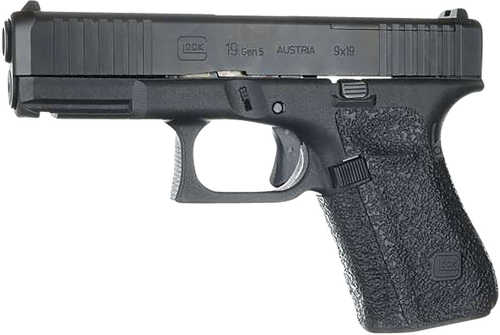 Talon Grips Ev02R Adhesive Grip Textured Black Rubber, Fits Compact Glock Gen 5 (19, 23, Etc.)