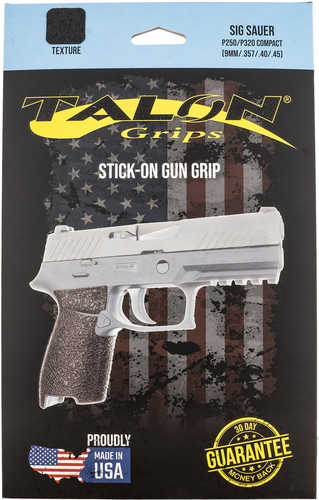 Talon Grips Ev07R Adhesive Grip Textured Black Rubber, Fits (Compact) Sig P250, P320