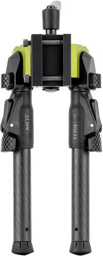 Mdt Sporting Goods Inc 105561grn Grnd-pod Green/black 4.50"-9" Carbon Fiber/aluminum, Adj. Throw Lever, 4 Leg Postitions