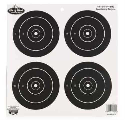 Birchwood Casey Dirty Bird Paper Targets 5.5", Round, (12 Pack) 35504