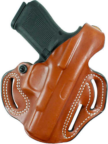 DeSantis Gunhide 001Ta2XZ0 Thumb Break Scabbard OWB Tan Leather Belt Slide Fits Sig P365-XMACRO Right Hand