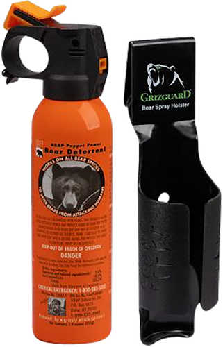 UDAP SOG Orange Bear Spray 7.9 Oz W/Griz HOLSTR