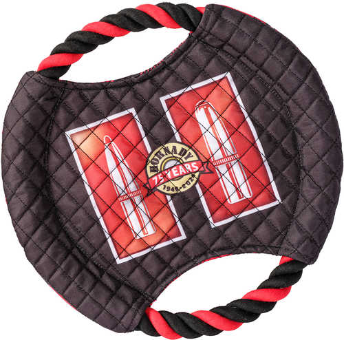 <span style="font-weight:bolder; ">Hornady</span> 99156 Black Red Frisbee Dog Toy