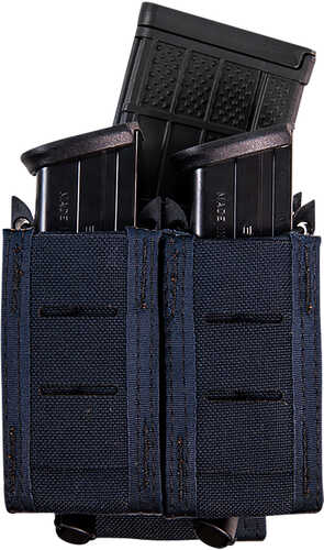 High Speed Gear 41pt02le Taco Duty Double Pistol Mag, Le Blue Nylon With Molle Exterior, Fits Molle & 2" Belt