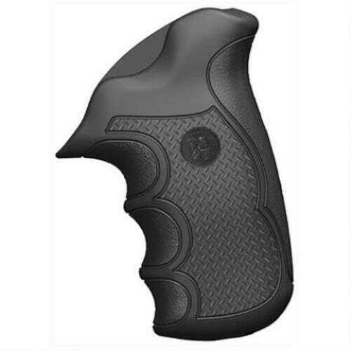 Pachmayr 02484 Diamond Pro Grip Ruger GP-100 Black Rubber-img-0
