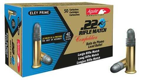 22 Long Rifle 50 Rounds Ammunition Aguila 40 Grain Lead