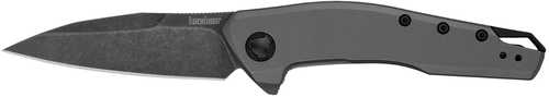 Kershaw 1815 Sanctum EDC 2.98" Folding Wharncliffe Blackwash 8Cr13MoV SS Blade, Gray PVD Stainless Steel Handle